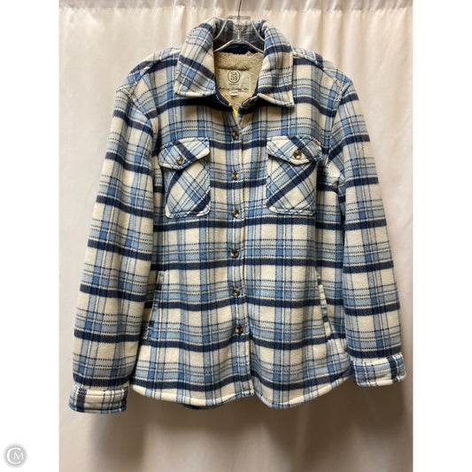 Jacket Utility By Sage In Blue, Size: L