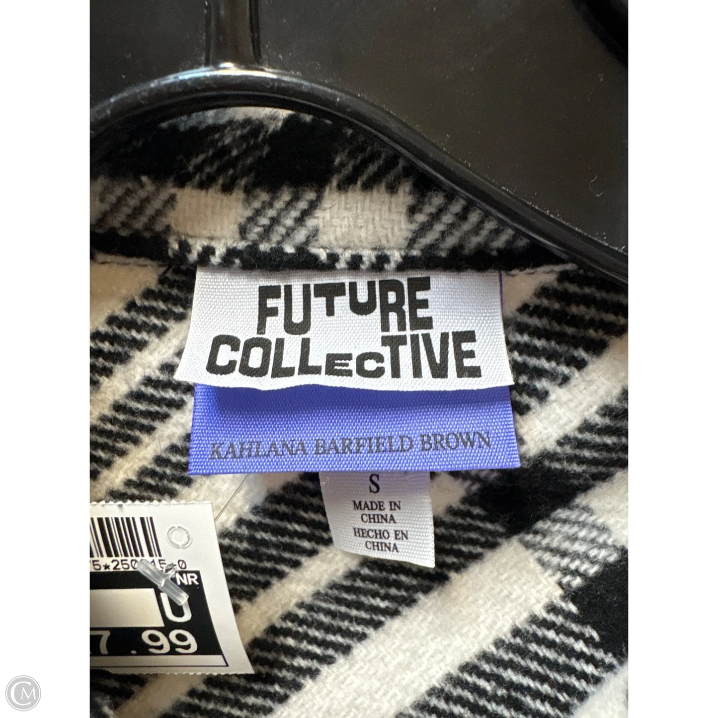 Jacket Other By Future Collective In Black & White, Size: S