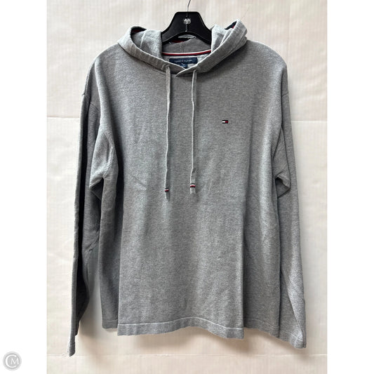 Top Long Sleeve By Tommy Hilfiger In Grey, Size: M