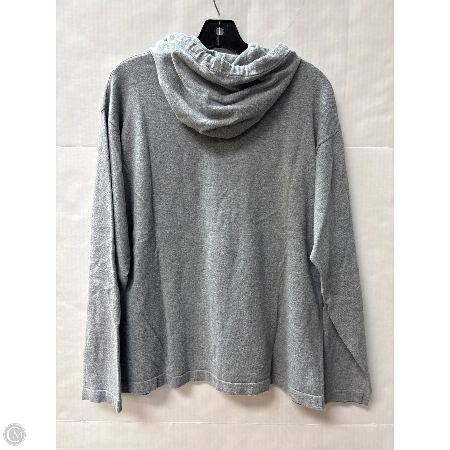 Top Long Sleeve By Tommy Hilfiger In Grey, Size: M