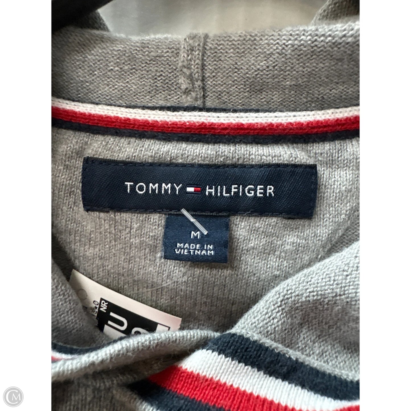Top Long Sleeve By Tommy Hilfiger In Grey, Size: M