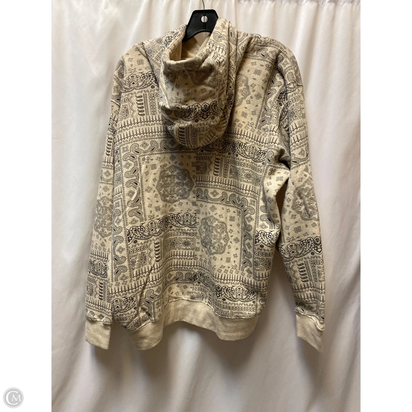 Sweatshirt Hoodie By Ariat In Tan, Size: Xxl