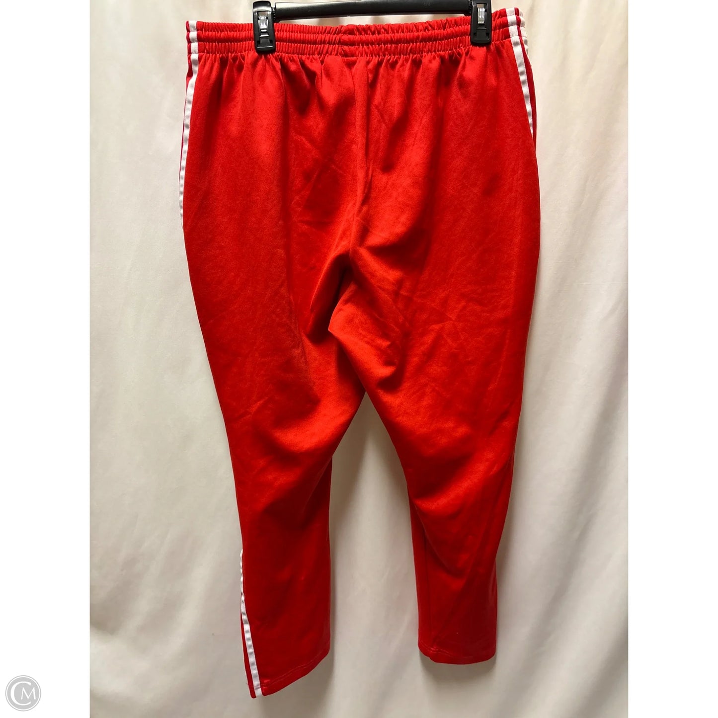Athletic Pants By Adidas In Red, Size: L