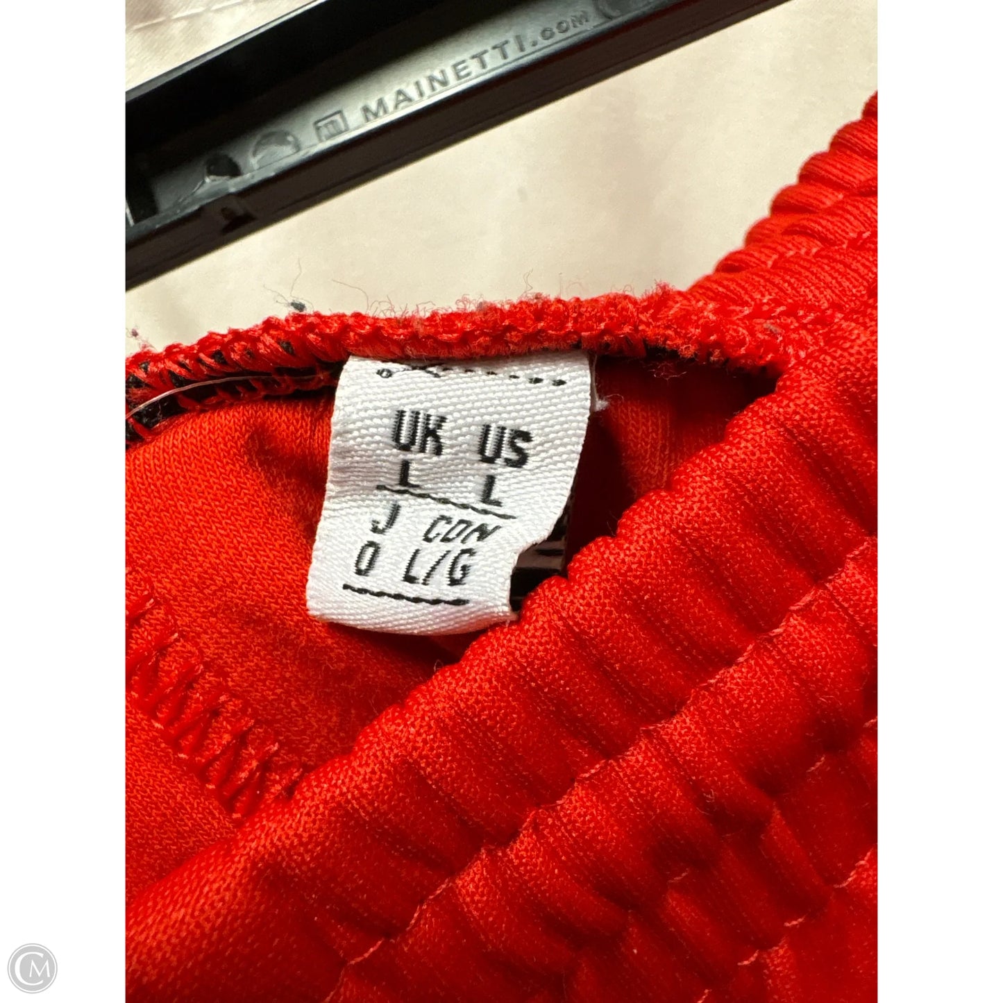 Athletic Pants By Adidas In Red, Size: L