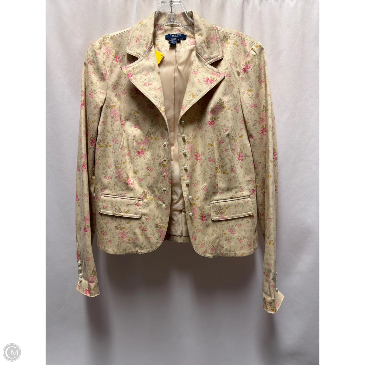Blazer By Chaps In Yellow, Size: S