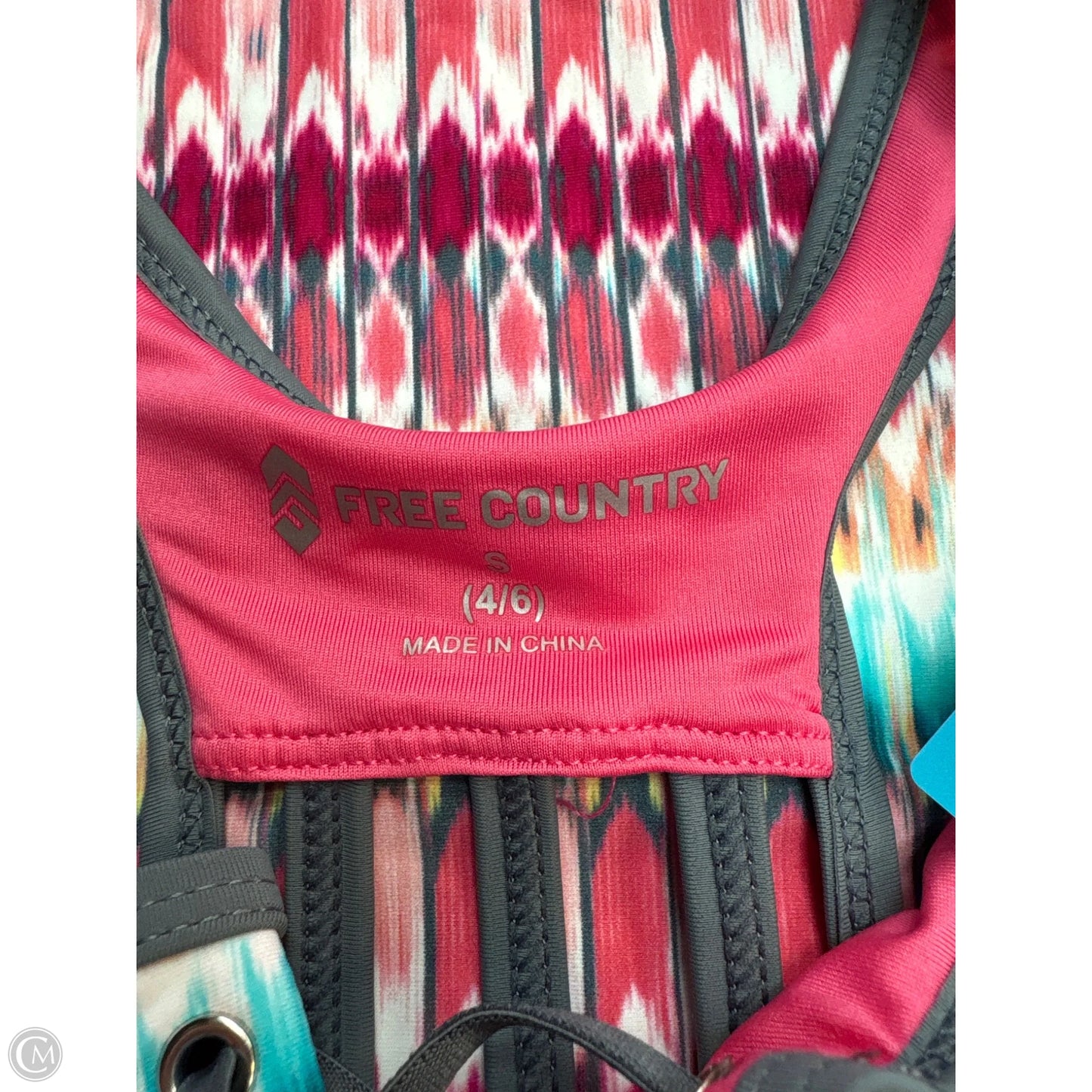 Swimsuit Top By Free Country In Pink, Size: S