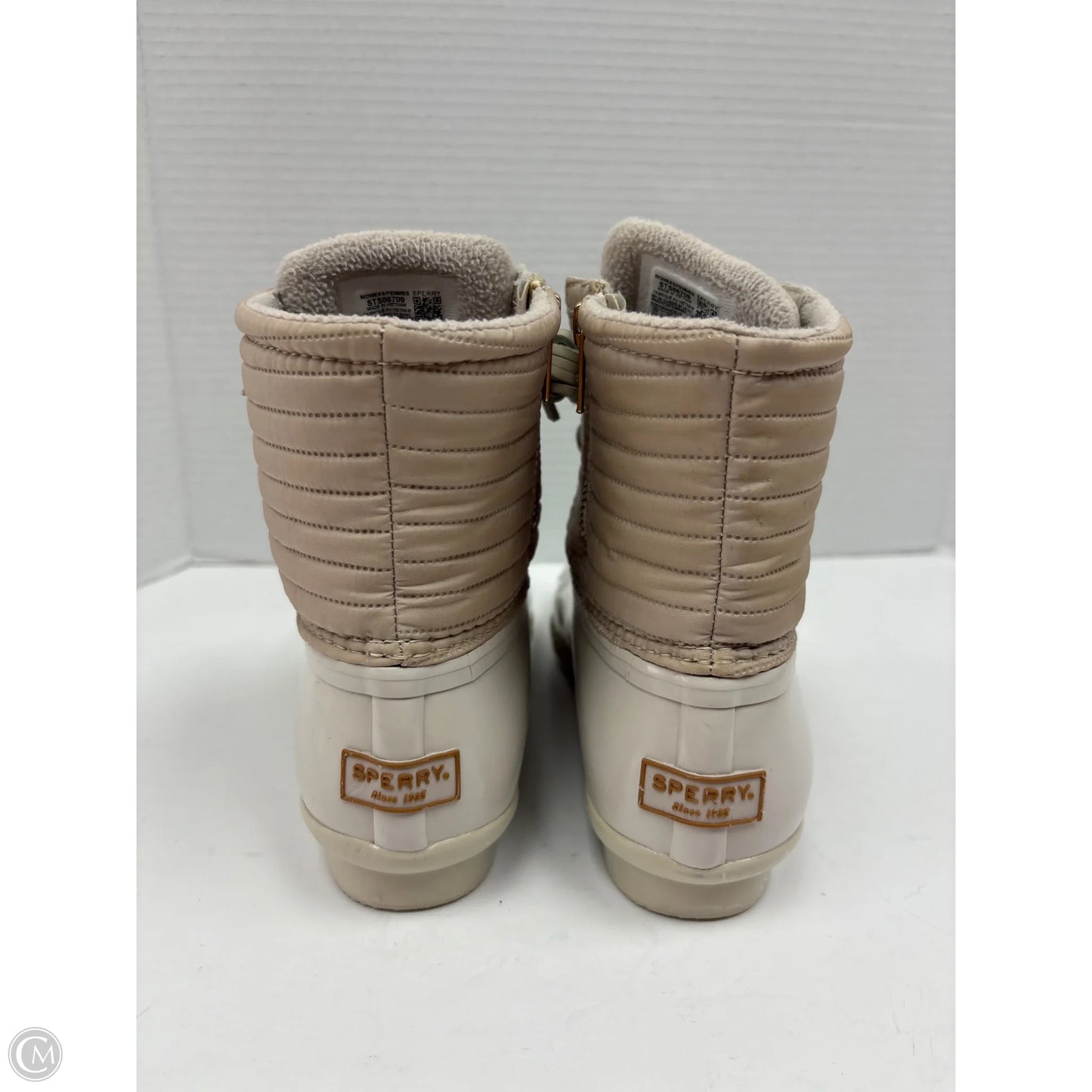 Boots Rain By Sperry In Cream, Size: 8.5