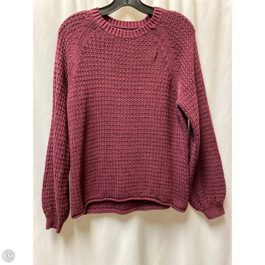 Sweater By Sonoma In Maroon, Size: S