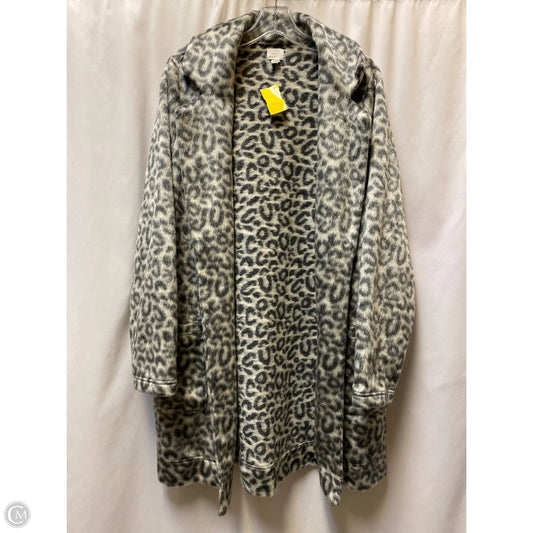 Coat Faux Fur & Sherpa By A New Day In Grey, Size: Xl