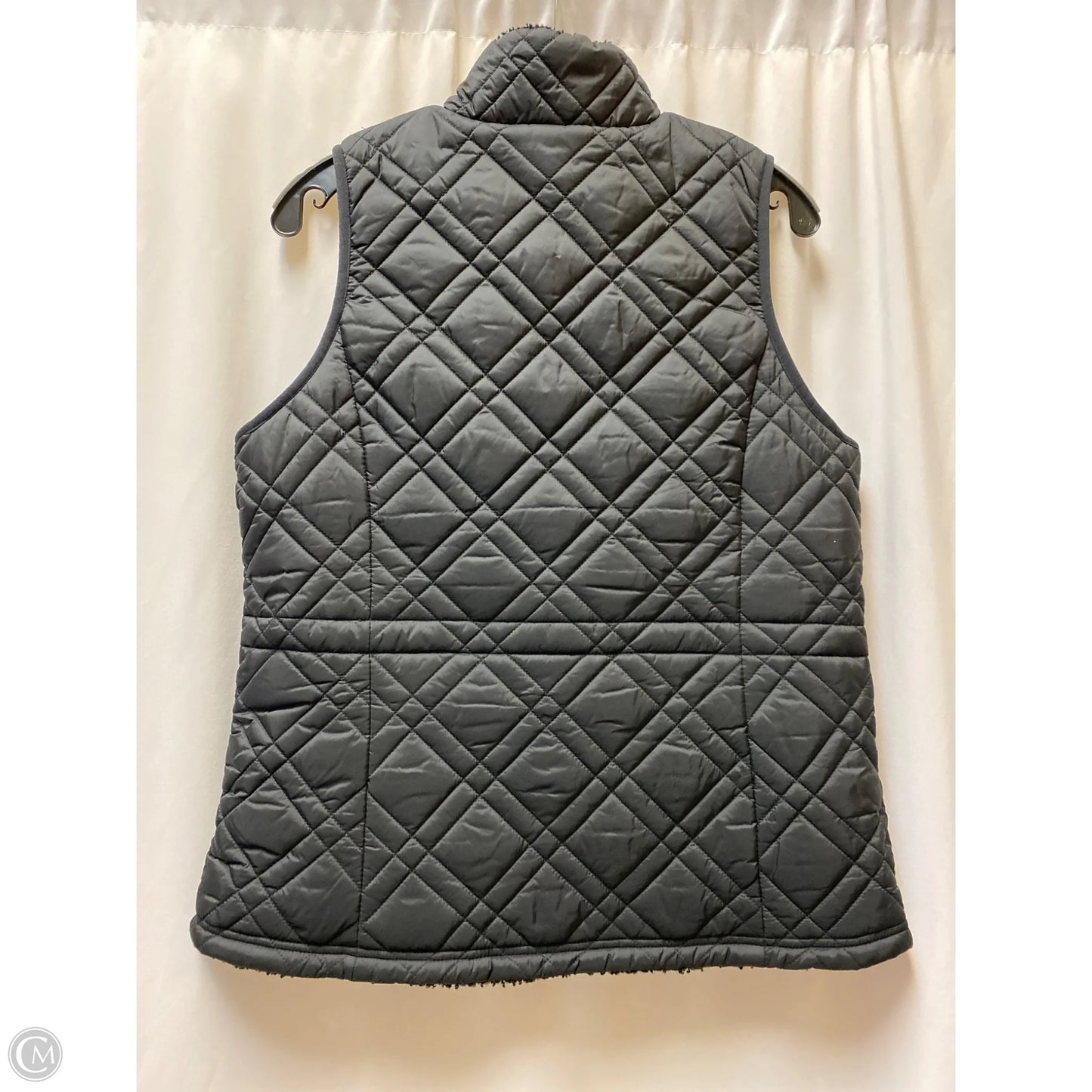 Vest Puffer & Quilted By Time And Tru In Black, Size: S