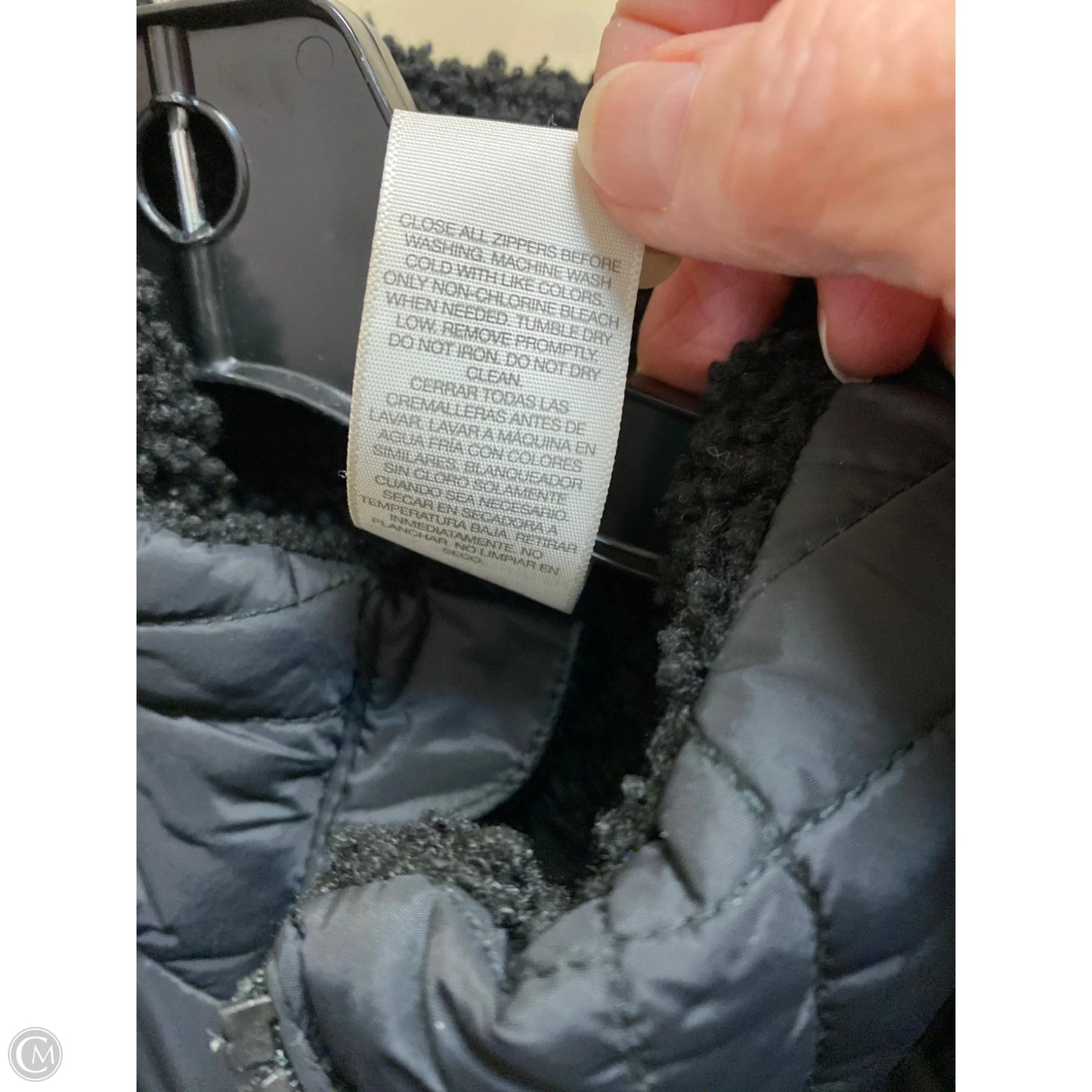 Vest Puffer & Quilted By Time And Tru In Black, Size: S