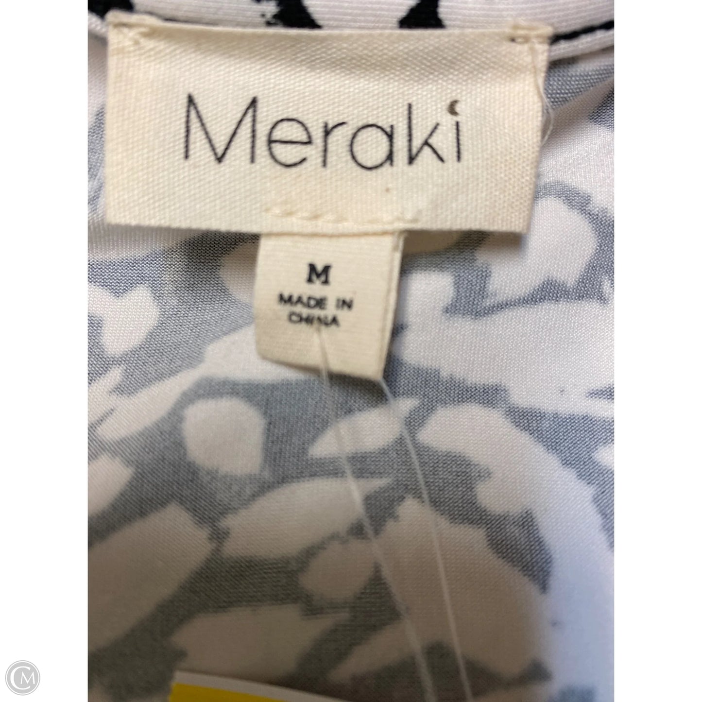 Top Short Sleeve By Meraki In Black, Size: M
