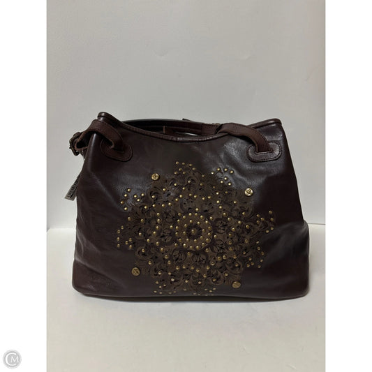 Handbag Leather By Clothes Mentor, Size: Large