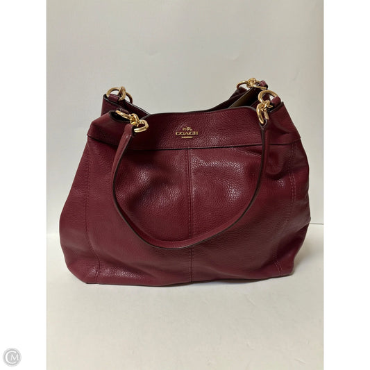 Handbag Designer By Coach, Size: Large