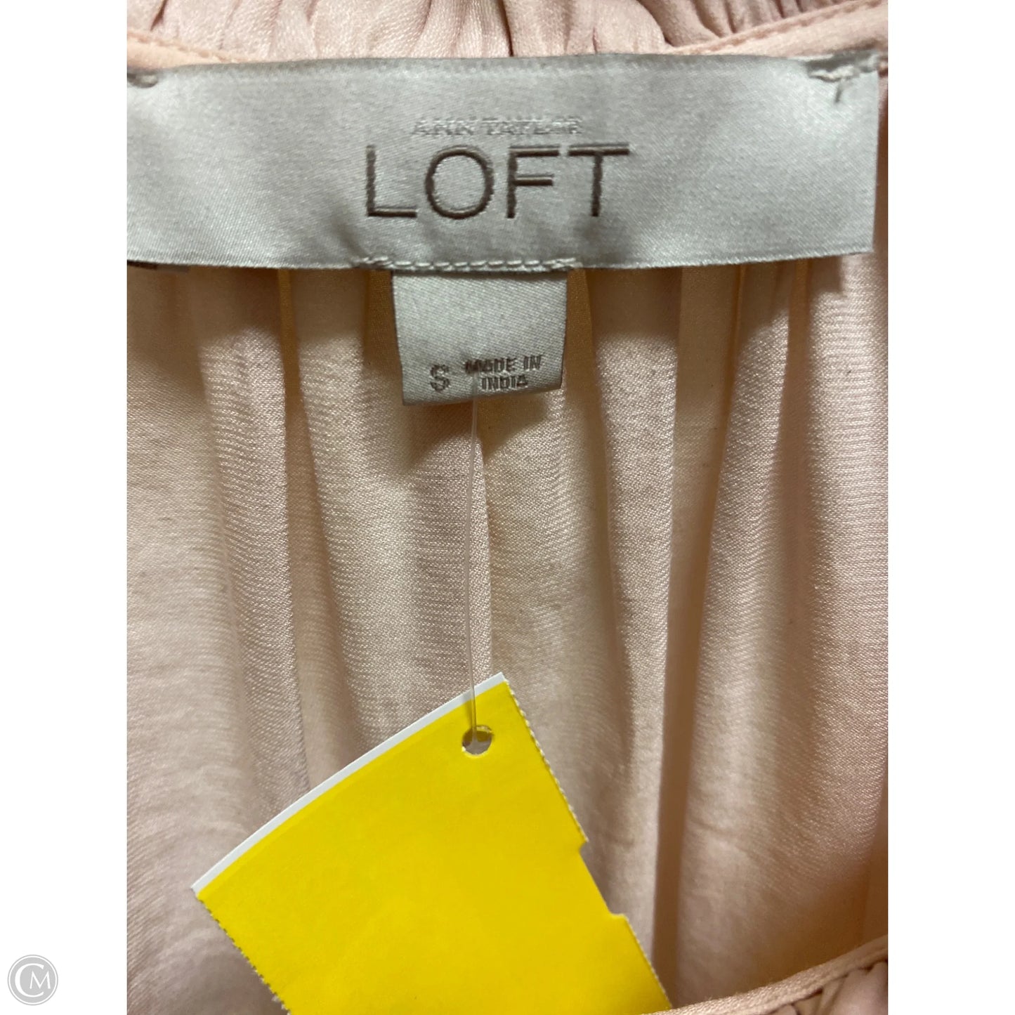 Top Long Sleeve By Loft In Pink, Size: S