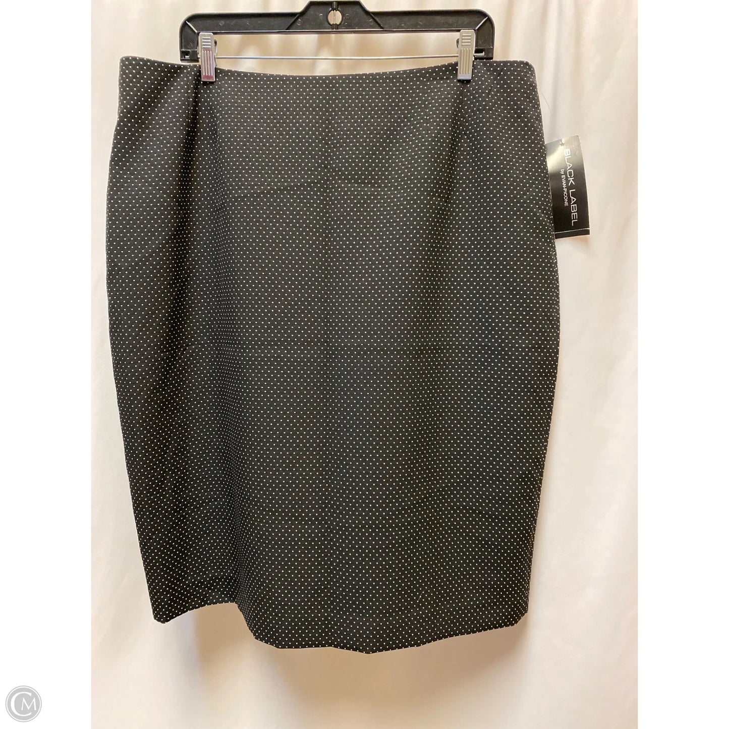 Skirt Midi By Evan-picone In Black & White, Size: 16