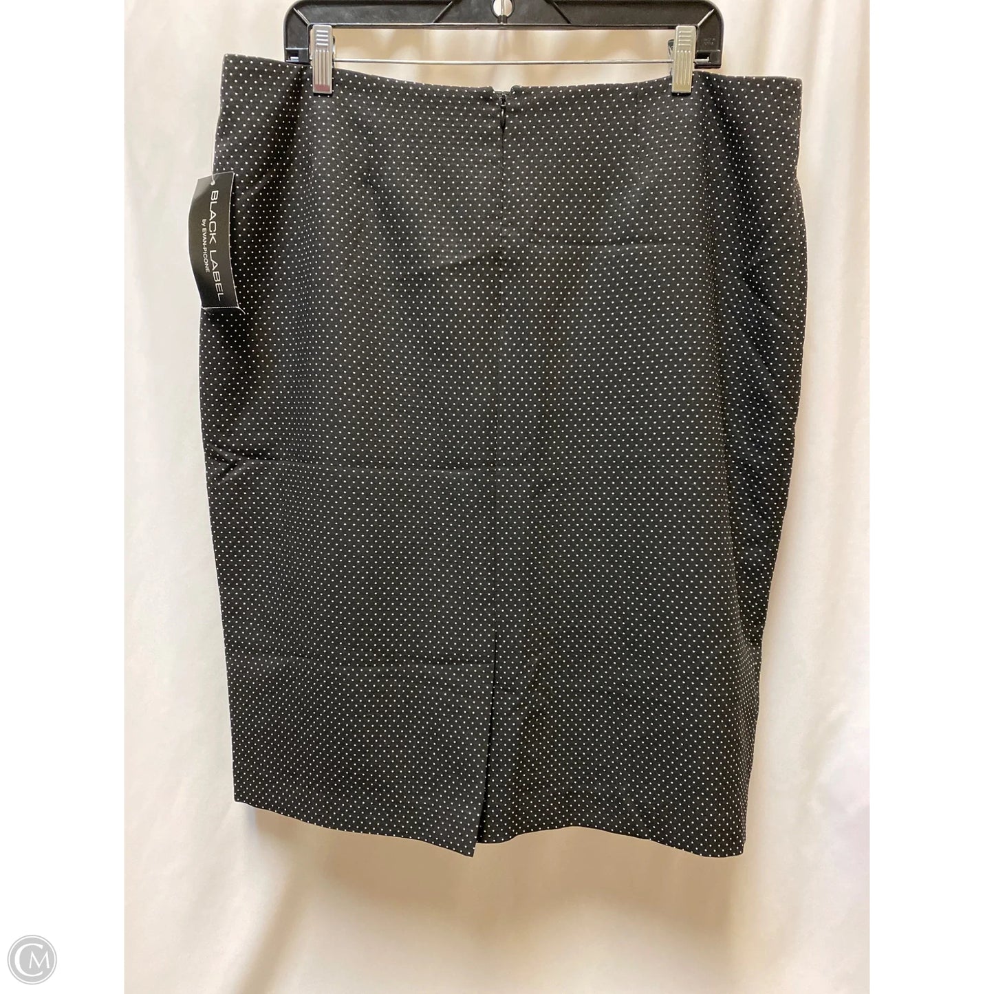 Skirt Midi By Evan-picone In Black & White, Size: 16