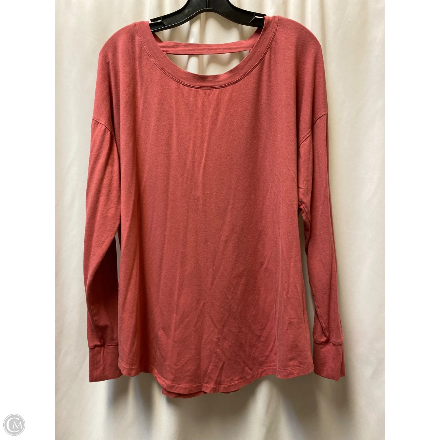 Top Long Sleeve By Clothes Mentor In Pink, Size: Xl