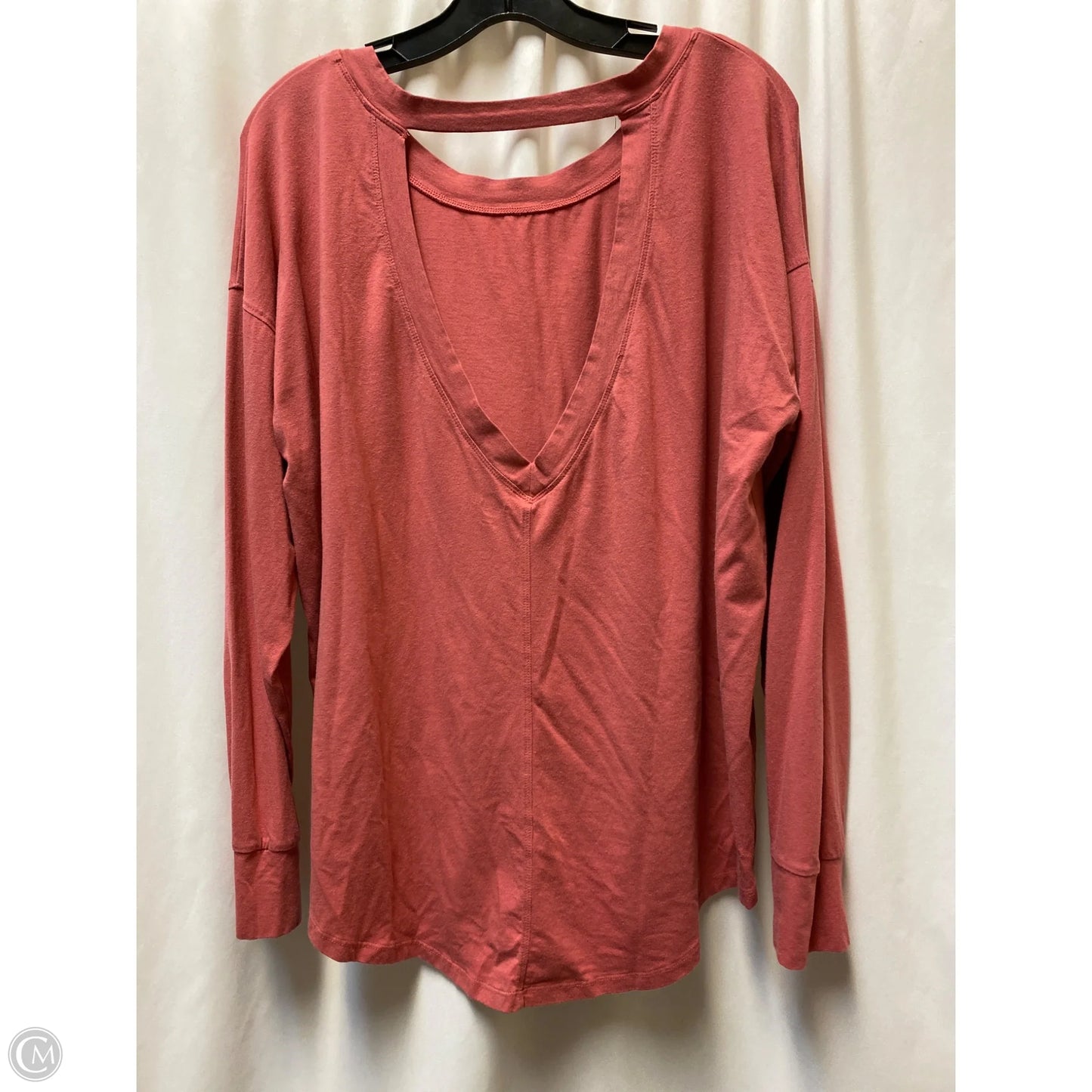 Top Long Sleeve By Clothes Mentor In Pink, Size: Xl