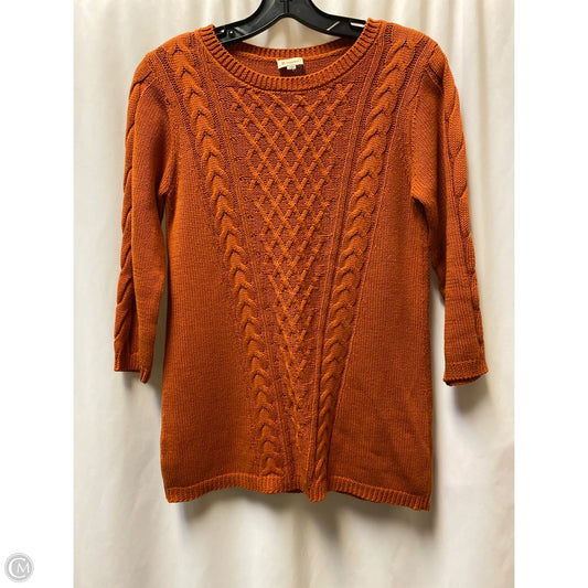 Sweater By Cremieux In Orange, Size: S