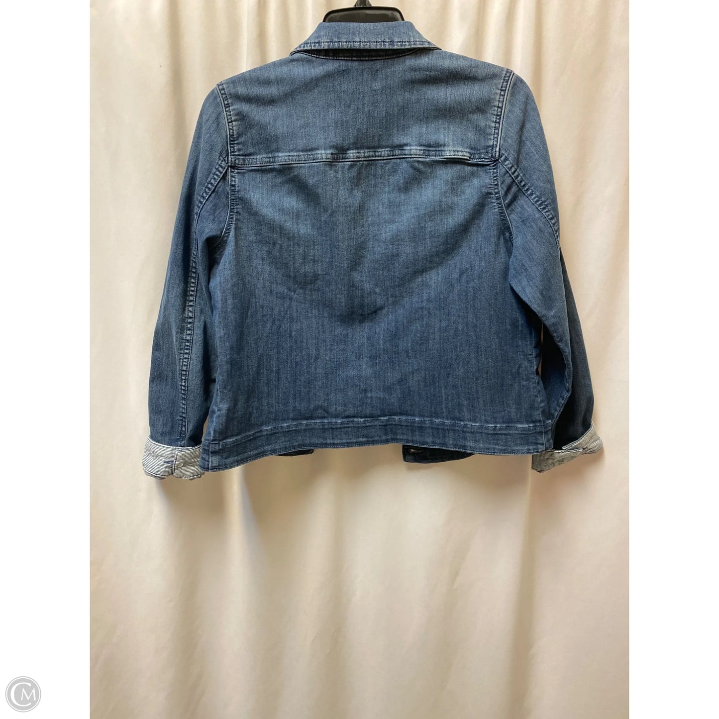 Jacket Denim By Croft And Barrow In Blue Denim, Size: Xs