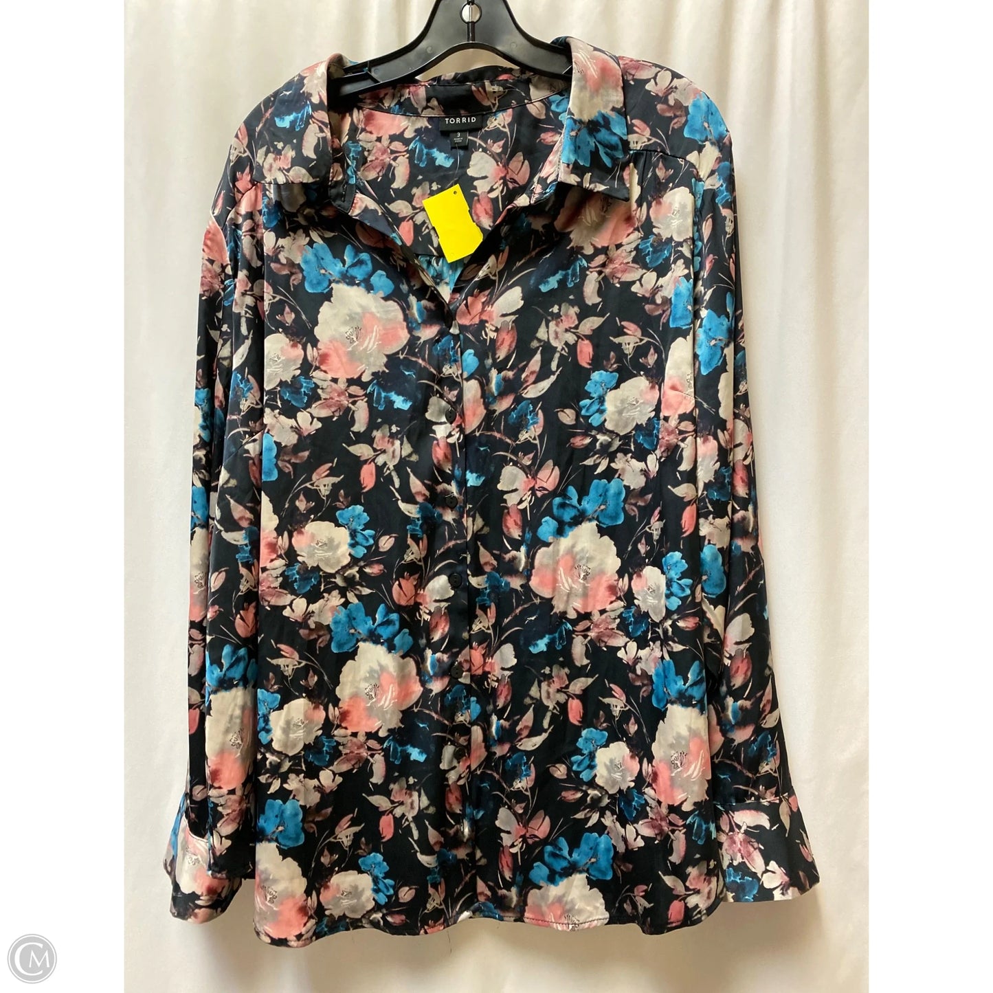 Top Long Sleeve By Torrid In Pink, Size: 3x