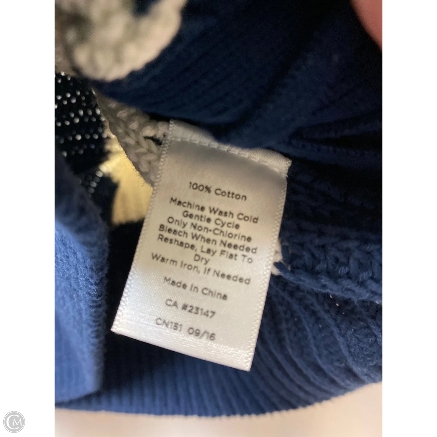 Sweater By Talbots In Navy, Size: L
