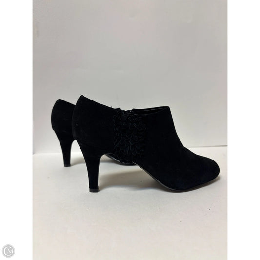 Boots Ankle Heels By Alex Marie In Black, Size: 8.5