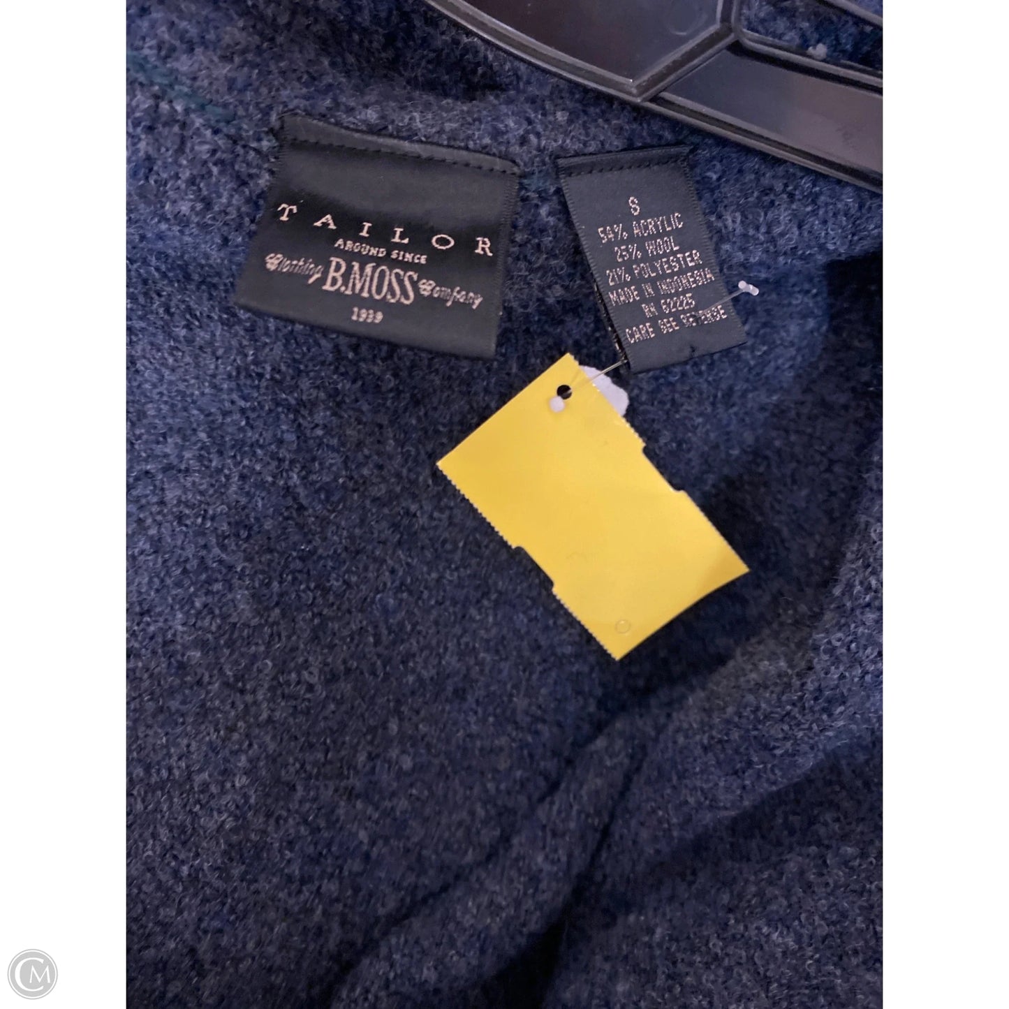 Cardigan By Tailor By B Moss In Navy, Size: 8