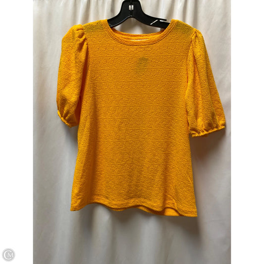 Top Long Sleeve By Clothes Mentor In Yellow, Size: S