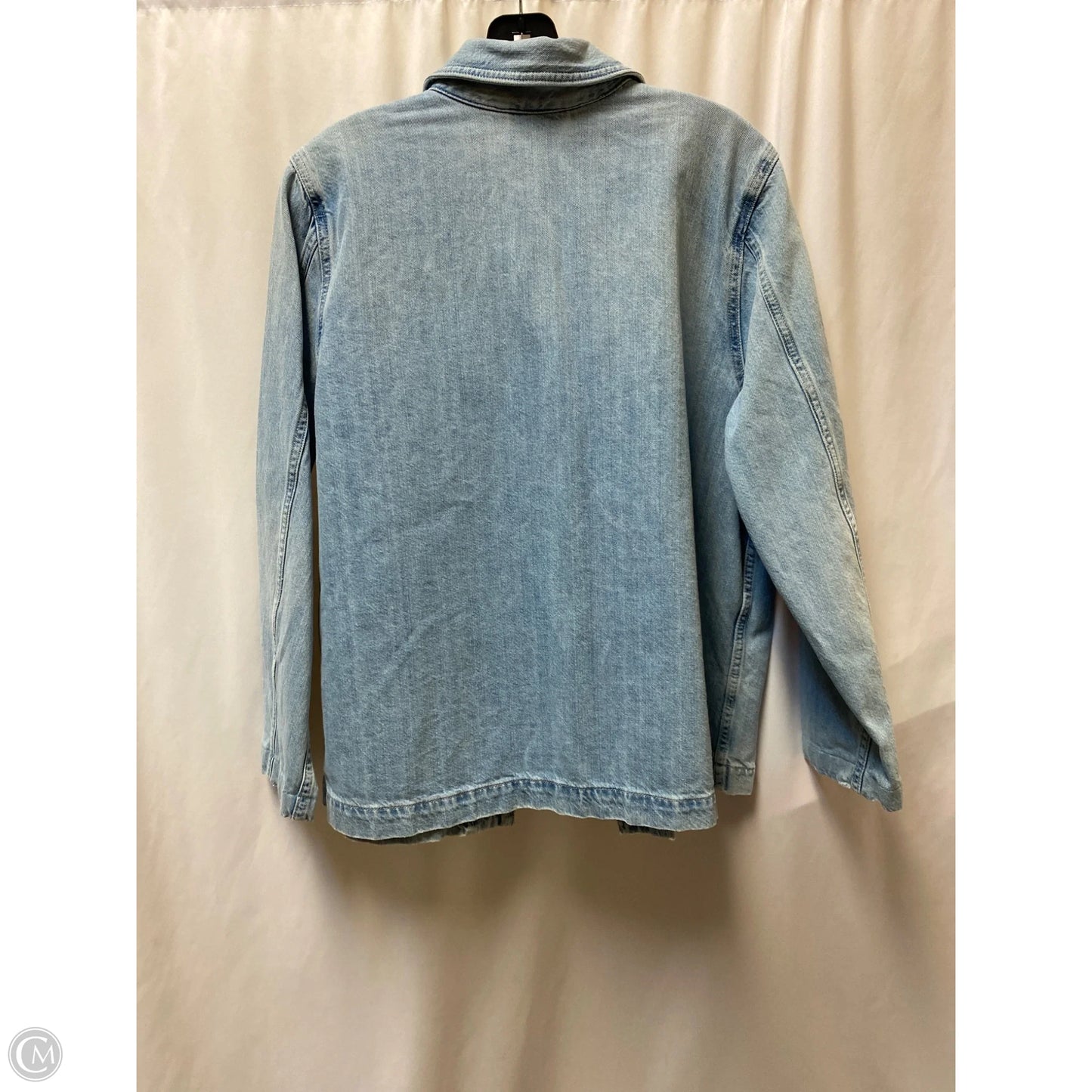Jacket Denim By Clothes Mentor In Blue Denim, Size: Xl