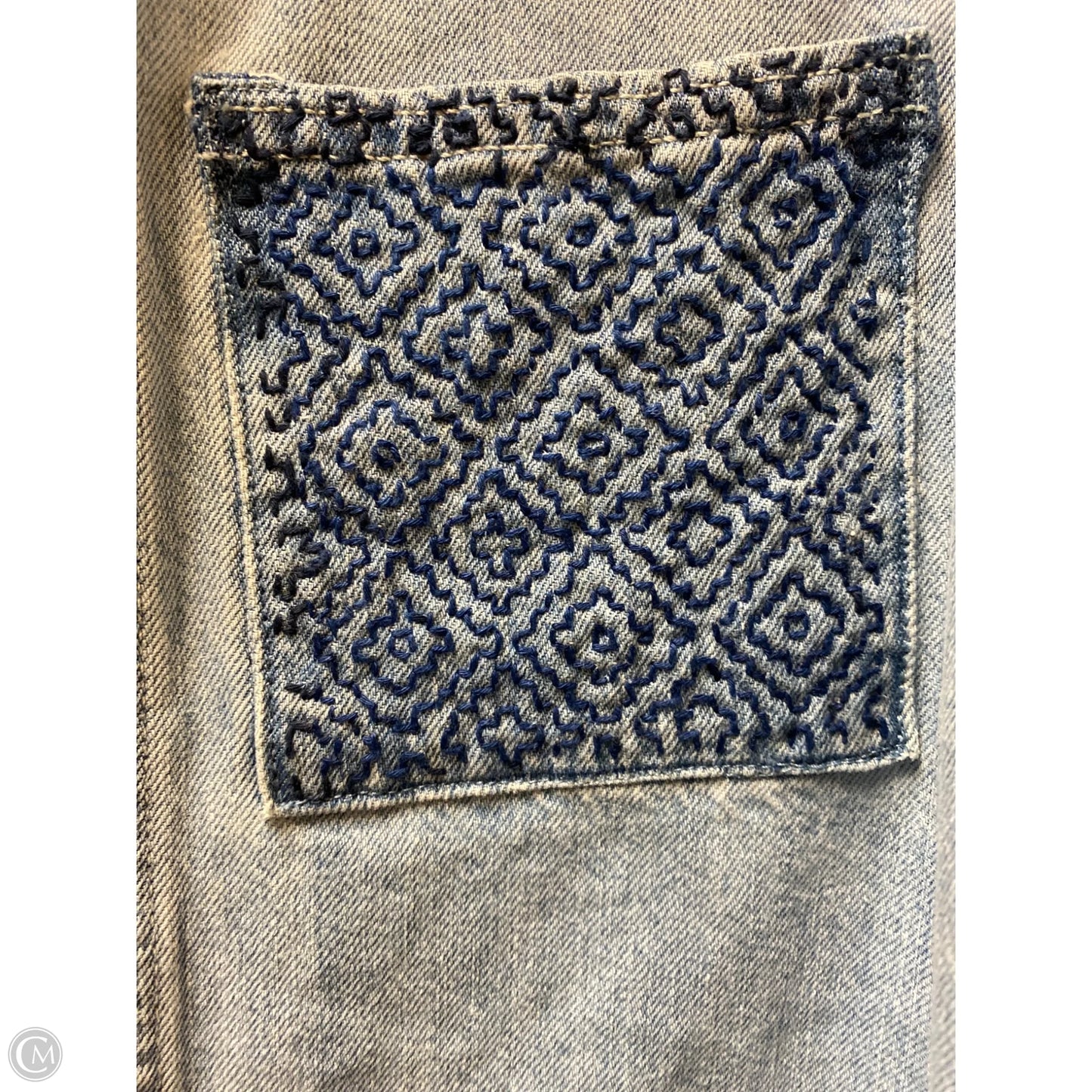 Jacket Denim By Clothes Mentor In Blue Denim, Size: Xl