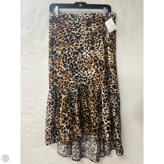 Skirt Maxi By Mlle Gabrielle In Animal Print, Size: M