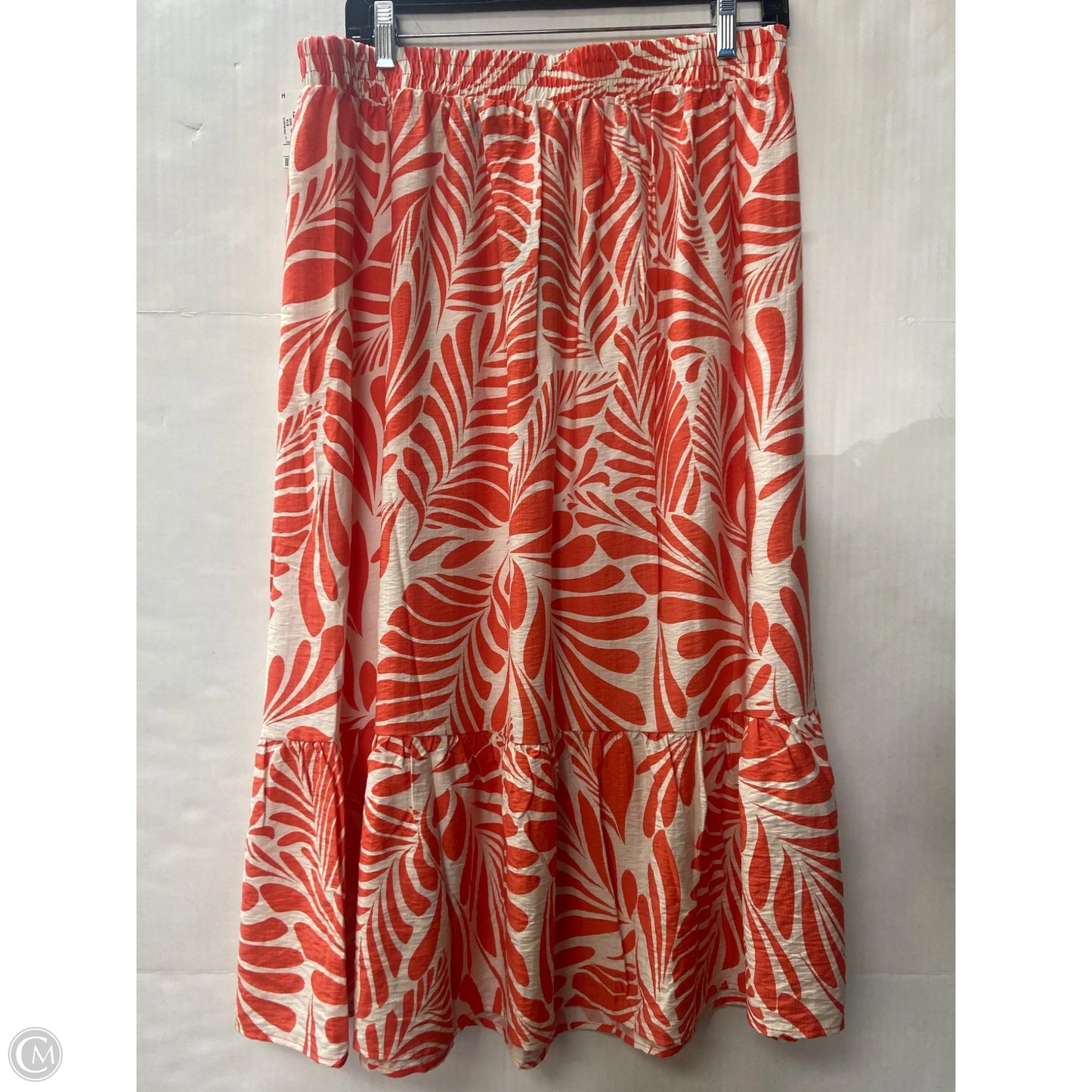 Skirt Maxi By Mlle Gabrielle In Orange, Size: L