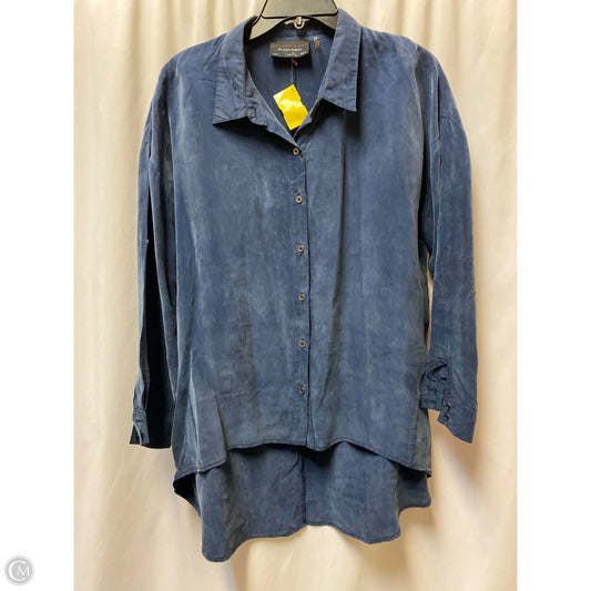Top Long Sleeve By Dress Forum In Blue, Size: L