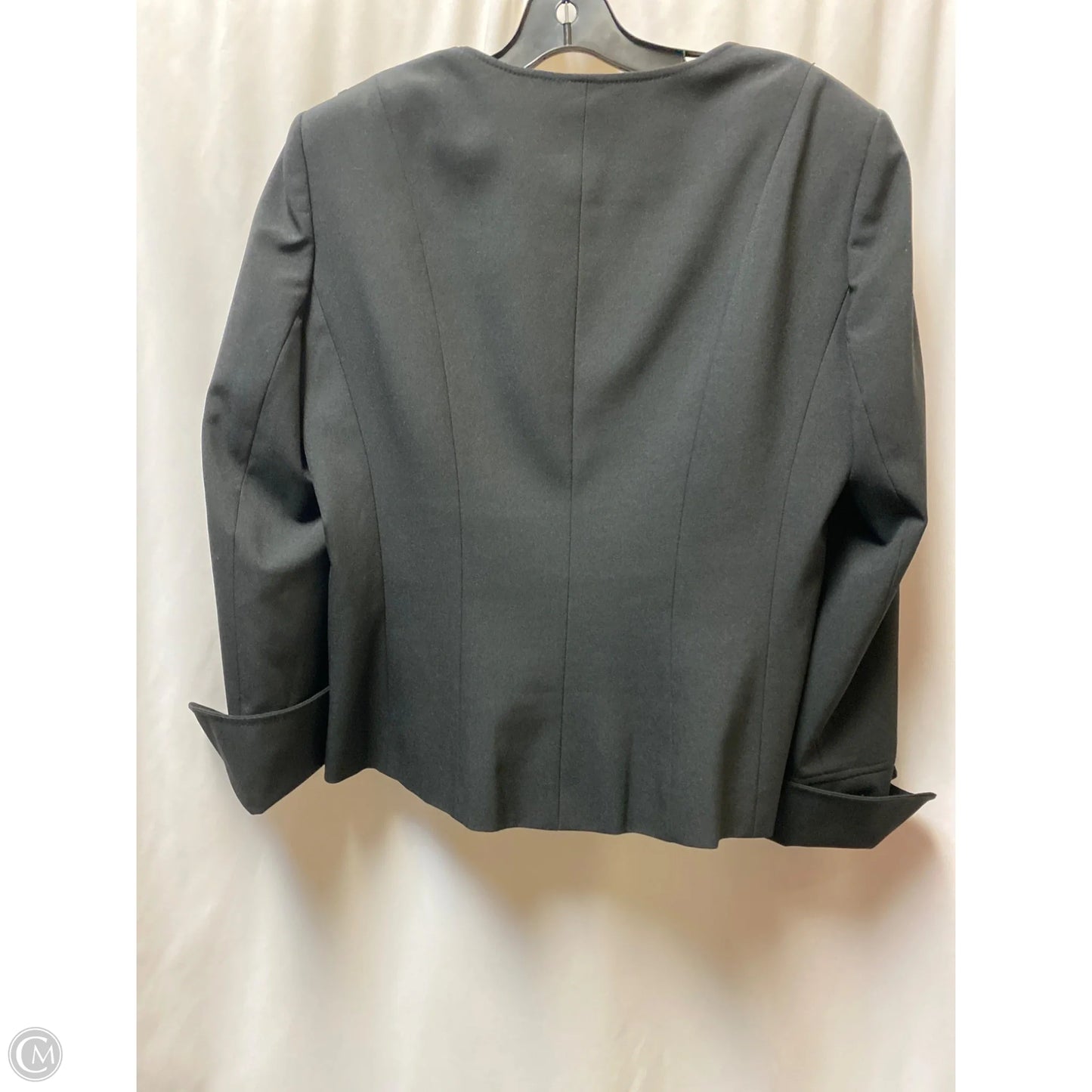 Blazer By Clothes Mentor In Black, Size: L
