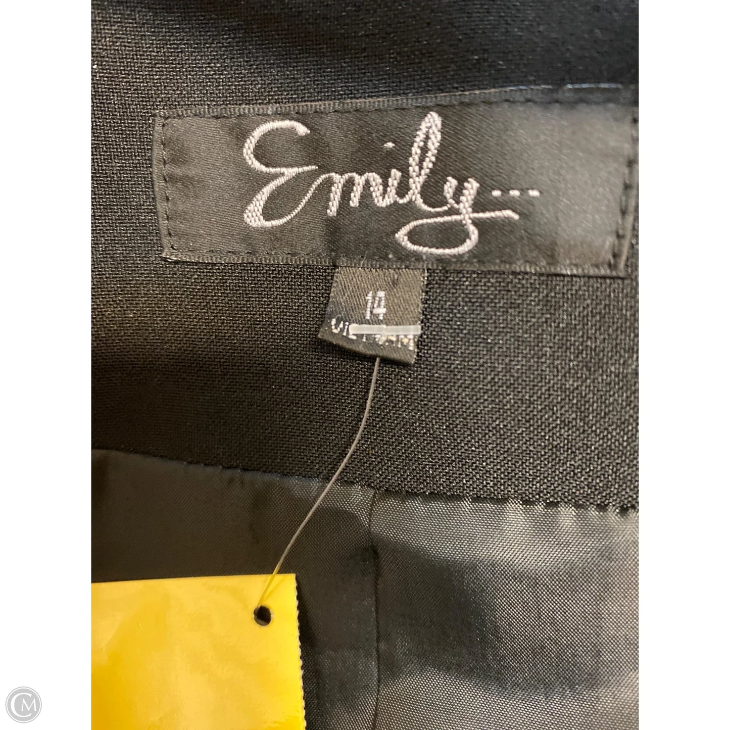 Blazer By Clothes Mentor In Black, Size: L