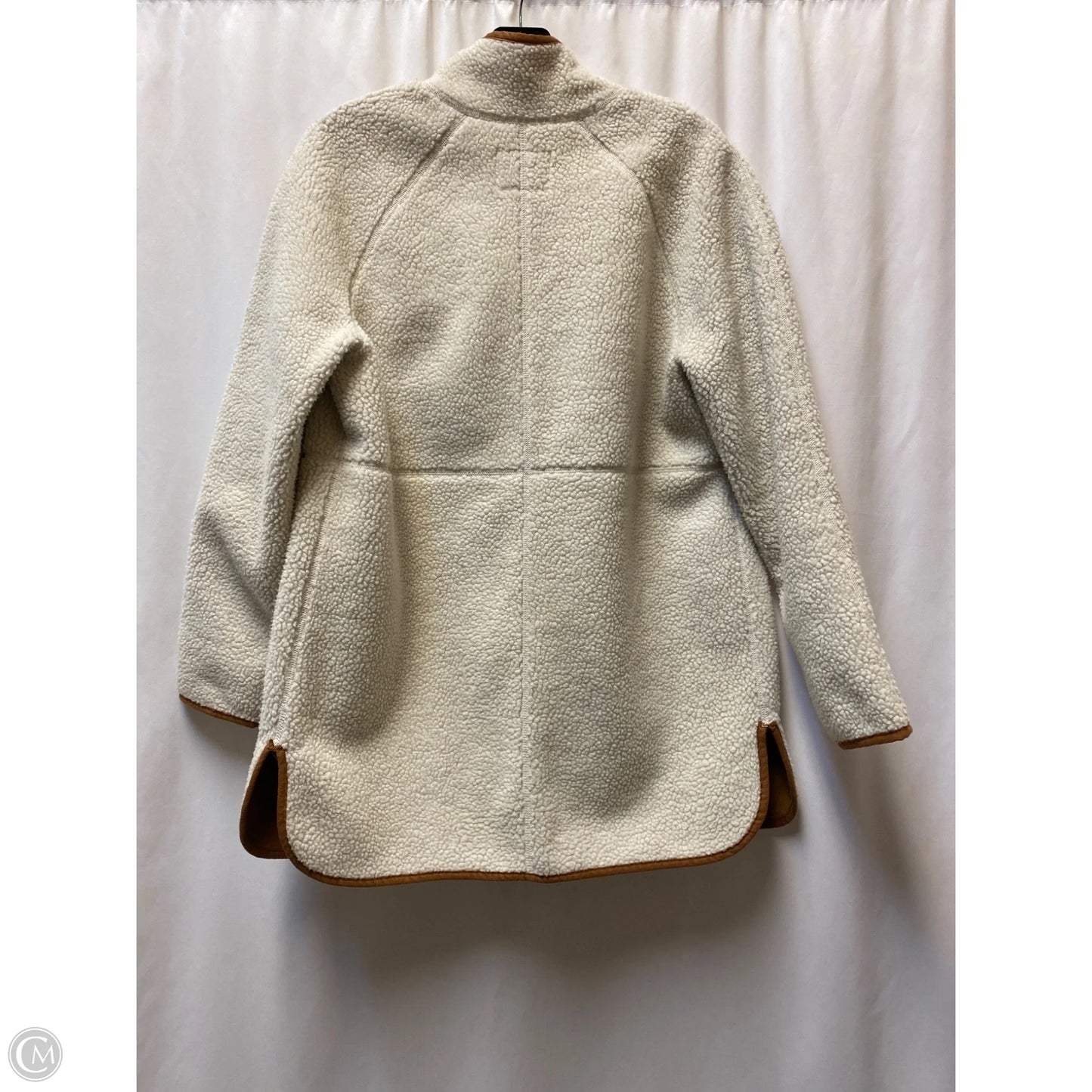 Jacket Faux Fur & Sherpa By Old Navy In Brown & White, Size: Xs