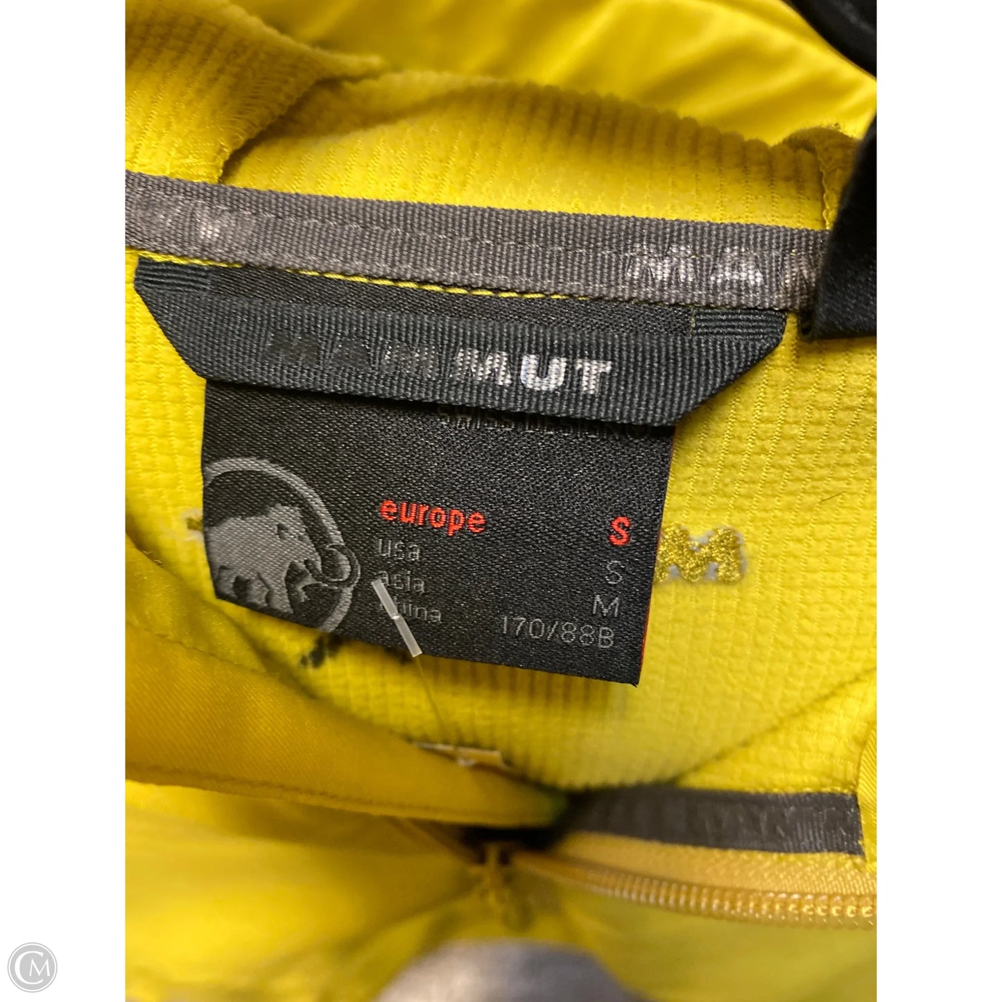 Jacket Moto By Clothes Mentor In Green & Yellow, Size: S