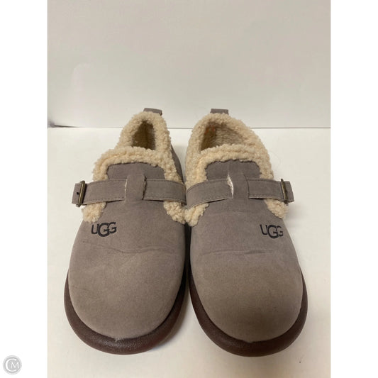 Slippers Designer By Ugg In Grey, Size: 8