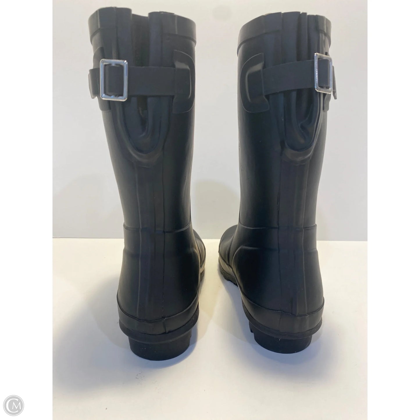 Boots Rain By Clothes Mentor In Black, Size: 7