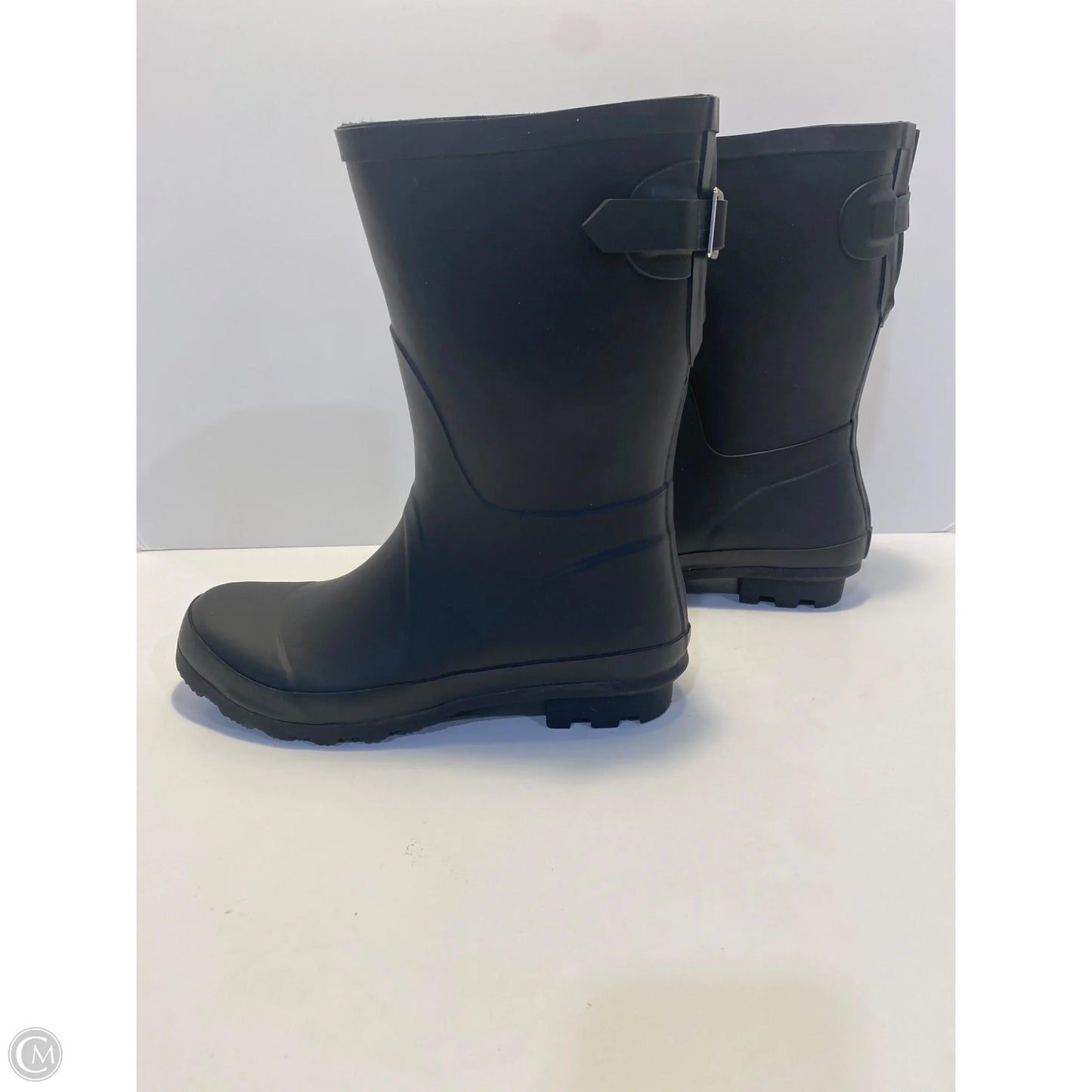 Boots Rain By Clothes Mentor In Black, Size: 7