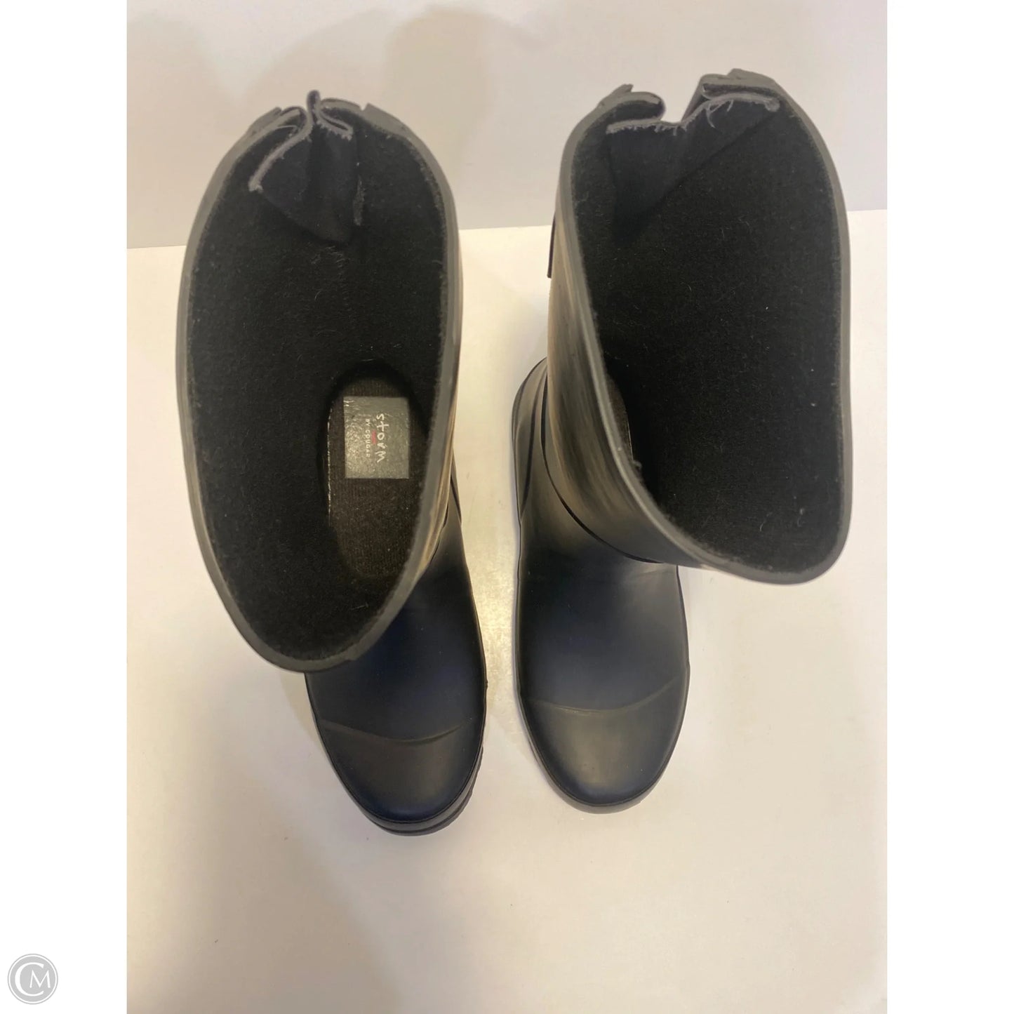 Boots Rain By Clothes Mentor In Black, Size: 7