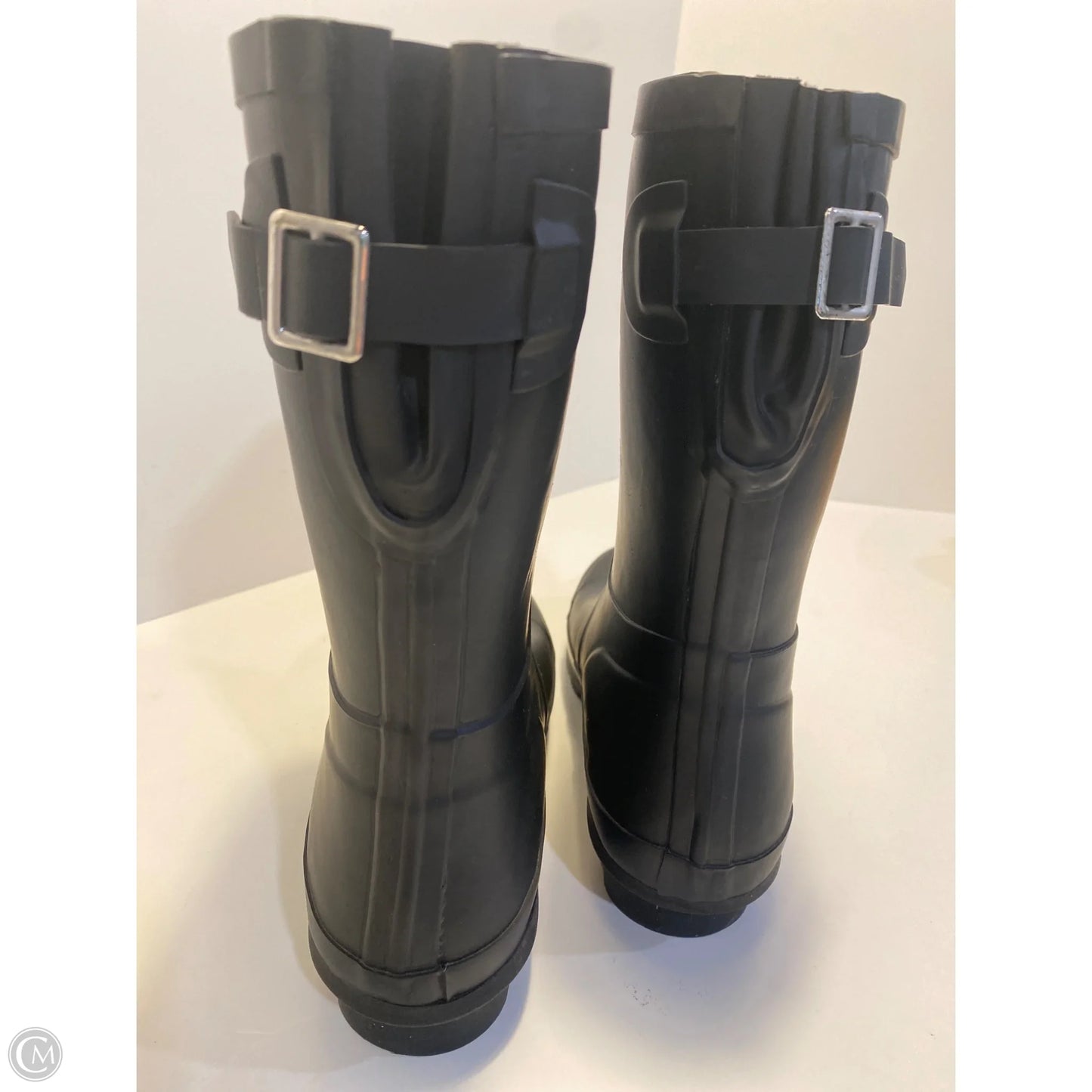 Boots Rain By Clothes Mentor In Black, Size: 7