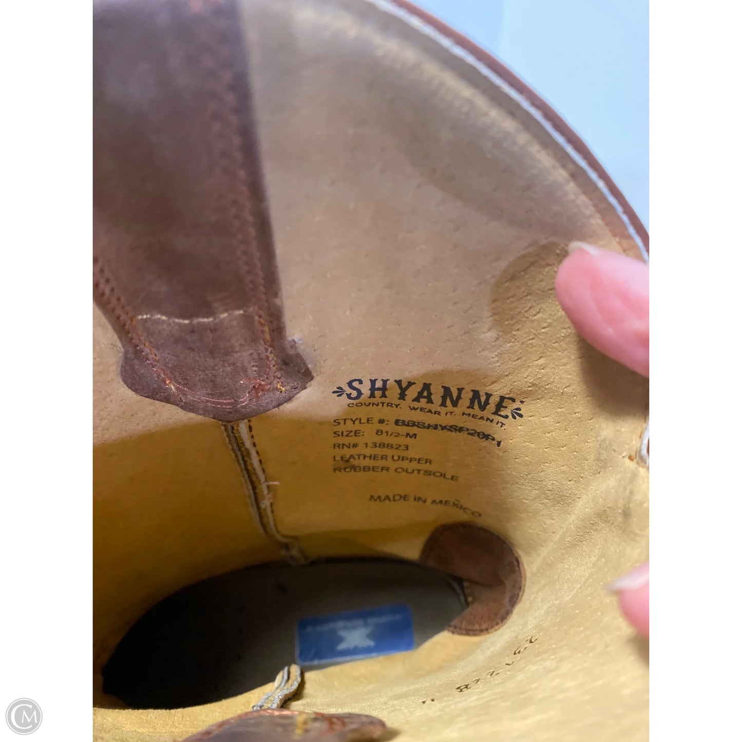 Boots Western By Shyanne In Brown, Size: 8.5