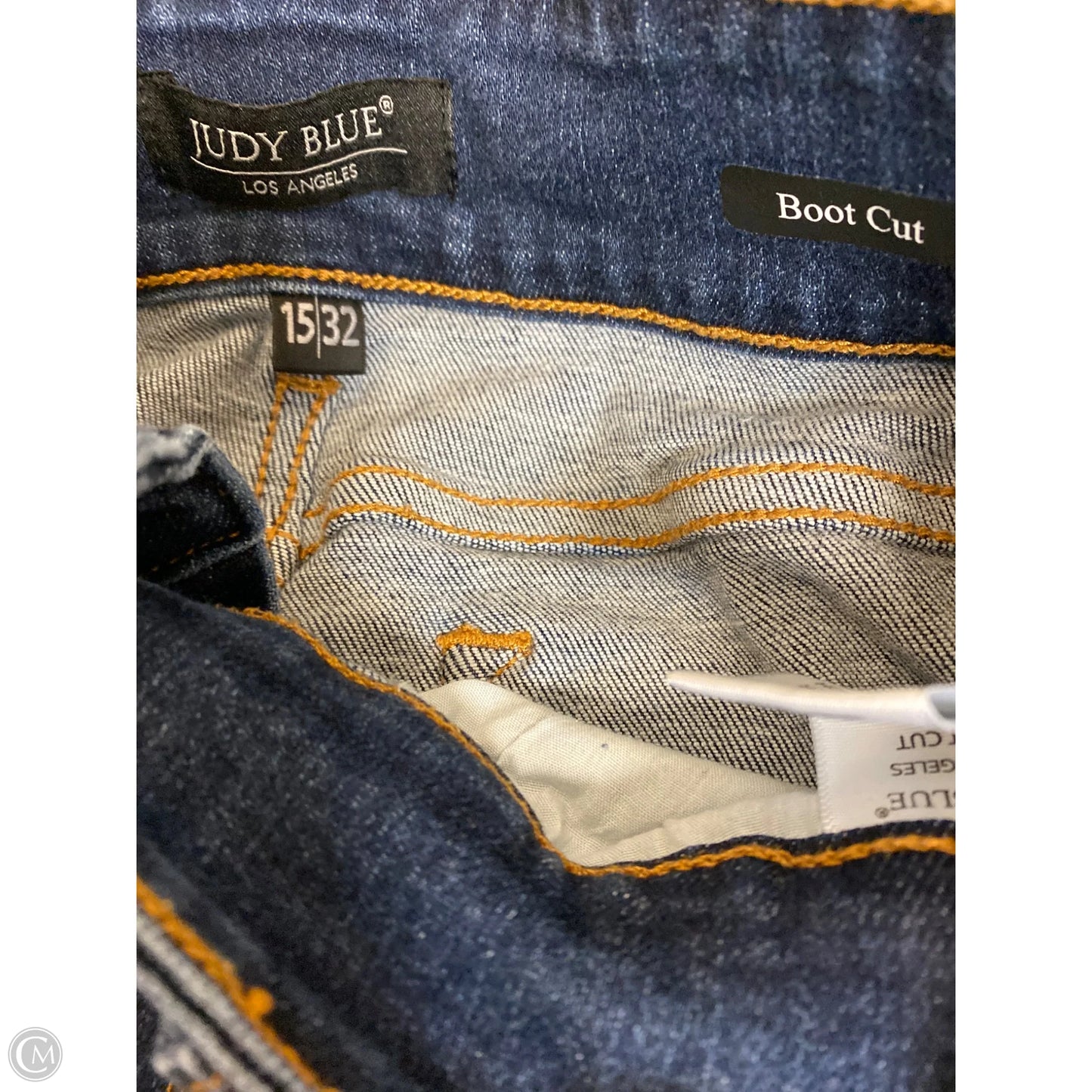 Jeans Boot Cut By Judy Blue In Blue Denim, Size: 14