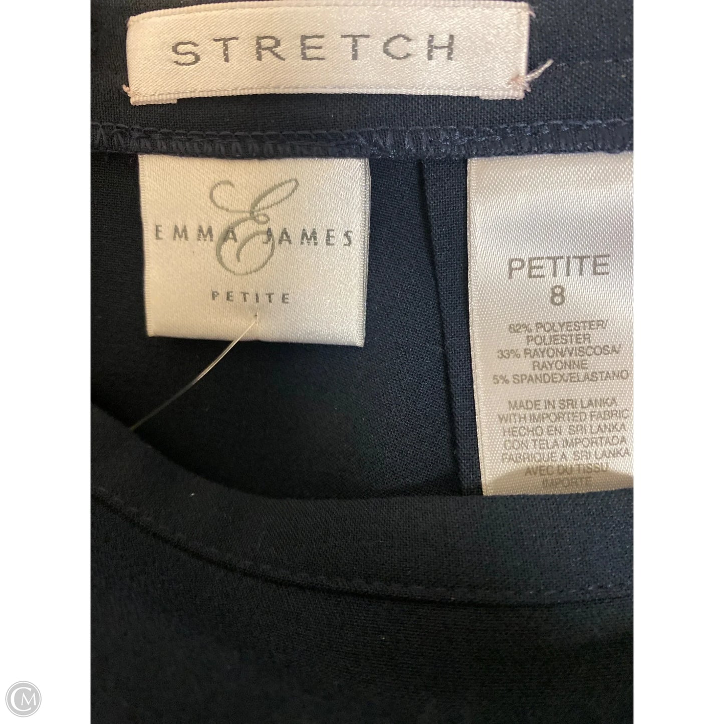 Skirt Midi By Emma James In Navy, Size: 8p