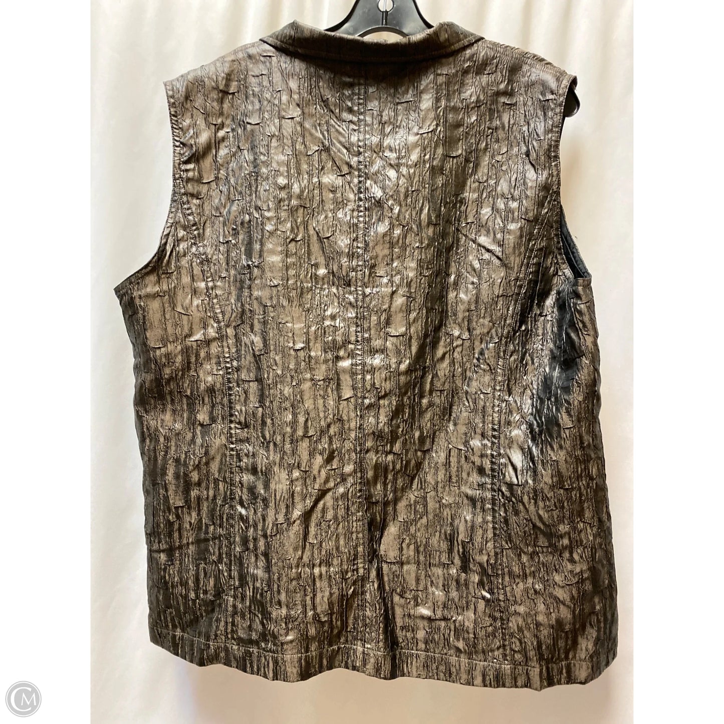 Vest Other By Chicos In Bronze, Size: Xl