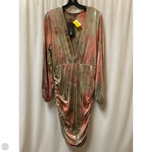 Dress Casual Maxi By Fashion Nova In Pink, Size: 2x