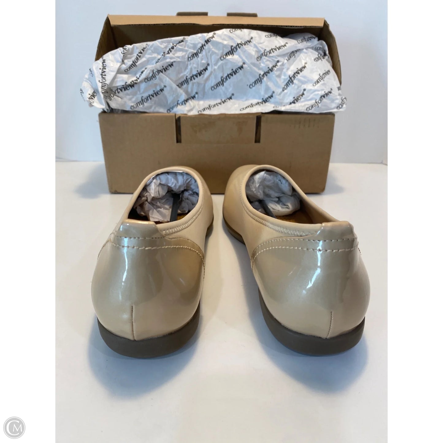 Shoes Flats By Comfortview In Tan, Size: 12